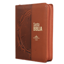 Biblia Reina Valera 1960 Chica Letra Grande Imitación Piel Marrón Corona [RVR046ZTILGPJR] 