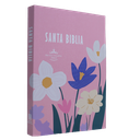 Biblia Reina Valera 1960 Chica Letra Chica Rústica Flores Rosa RVR040e DF 