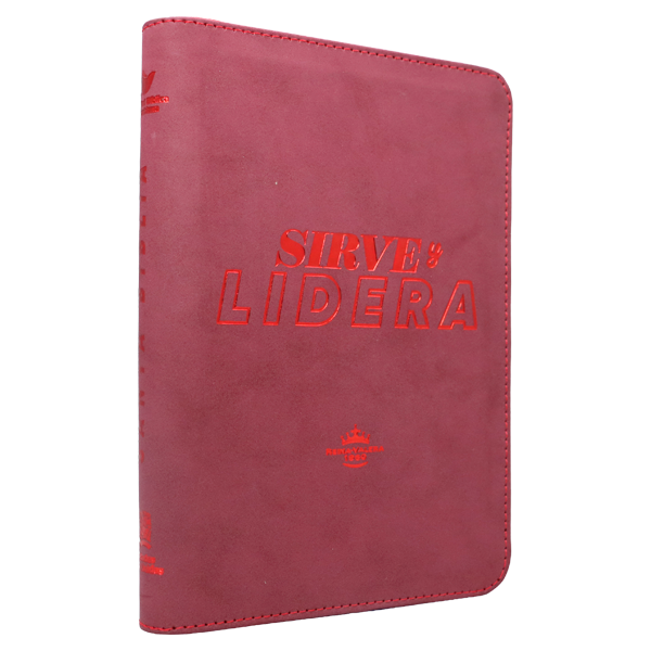 Biblia Sirve y Lidera Reina Valera 1960 Mediana Letra Grande Imitación Piel Vino Cierre PJR [RVR066LGZPJR]  