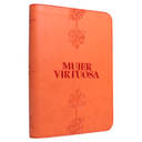 Biblia Mujer Virtuosa Reina Valera 1960 Mediana Letra Grande Imitación Piel Terracota Cierre PJR [RVR066ZLGPJR] 