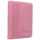 Biblia Traducción Lenguaje Actual Chica Letra Chica Imitación Piel Rosa Cierre [TLA.46ZLM] 