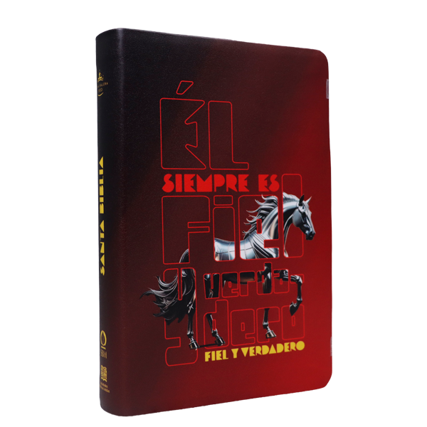 Biblia Reina Valera 1960 Mediana Letra Gigante 14 pts Imitación Piel PU RVR065cLGiPJR Fiel 