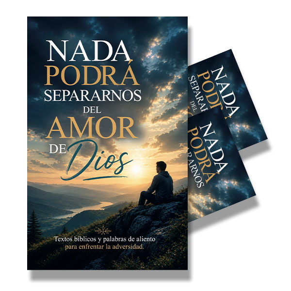 Paquete de Porción Bíblica Nada Podrá Separarnos (10 piezas) Paisaje-Hombre