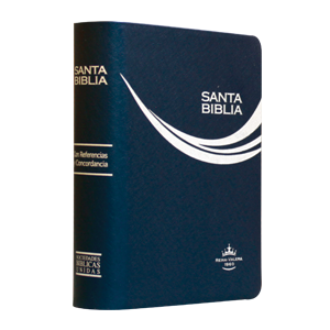 [9788941291404] Biblia Reina Valera 1960 Tamaño Bolsillo Letra Chica Vinil Azul String [RVR022c]