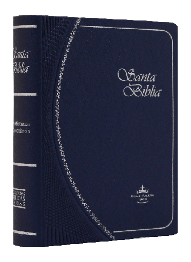 [9788941291664] Biblia Reina Valera 1960 Tamaño Bolsillo Letra Chica Vinil  Azul Ocean [RVR022c]