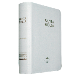 [9781576979242] Biblia Reina Valera 1960 Tamaño Bolsillo Letra Mediana Imitación Piel Blanco [RVR025c]