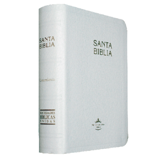 [9781576979242] Biblia Reina Valera 1960 Tamaño Bolsillo Letra Chica Imitación Piel Blanco [RVR025c]