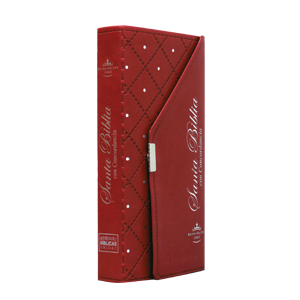 [7898521818159] Biblia Reina Valera 1960 Agenda Letra Chica Imitación Piel Rojo [RVR036c]