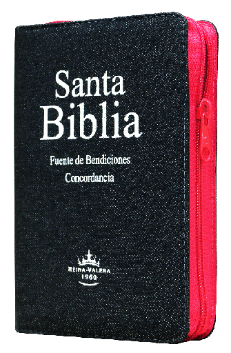 [7898521818197] Biblia Fuente de Bendiciones Reina Valera 1960 Chica Letra Mediana Mezclilla Rosa [RVR044cLMFBJZTI]