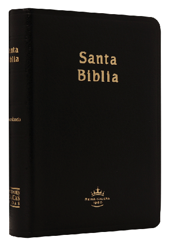 [9781576975787] Biblia Reina Valera 1960 Chica Letra Mediana Imitación Piel Negro [RVR045c]