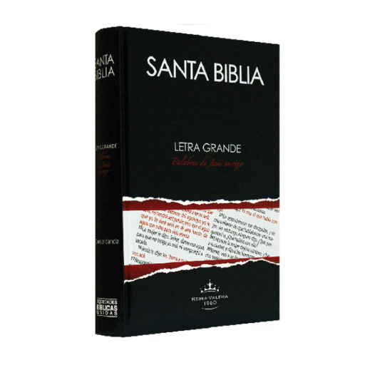 [9781598771961] Biblia Reina Valera 1960 Mediana Letra Grande Tapa Dura Negro [RVR063cLGPJR]