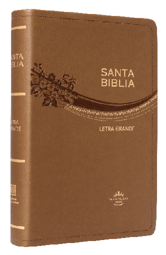 [9788941292920] Biblia Reina Valera 1960 Mediana Letra Grande Imitación Piel Café Oro [RVR065CLG]