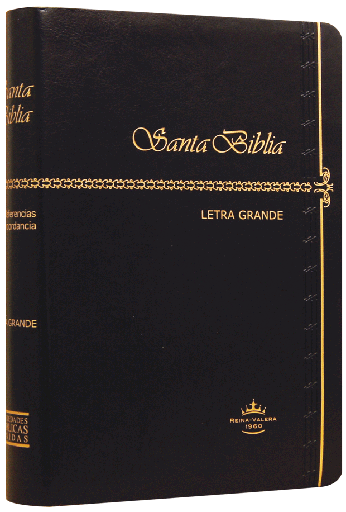 [9788941293736] Biblia Reina Valera 1960 Mediana Letra Grande Imitación Piel Negro [RVR065CLG]