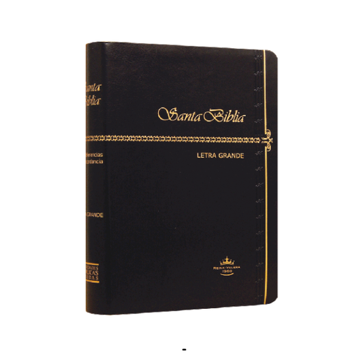 [9788941293736] Biblia Reina Valera 1960 Mediana Letra Grande Imitación Piel Negro [RVR065CLG]