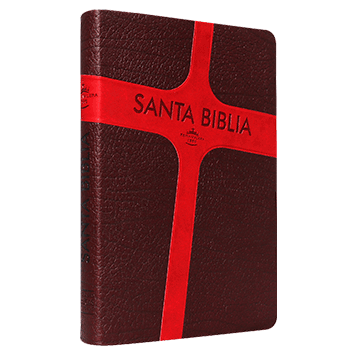 [9781598771978] Biblia Reina Valera 1960 Mediana Letra Grande Imitación Piel Marrón Rojo [RVR065CLG]