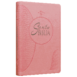 [7898521808556] Biblia Reina Valera 1960 Mediana Letra Grande Imitación Piel Rosa [RVR065cLGPJR]