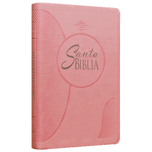 [7898521808556] Biblia Reina Valera 1960 Mediana Letra Grande Imitación Piel Rosa [RVR065cLGPJR]