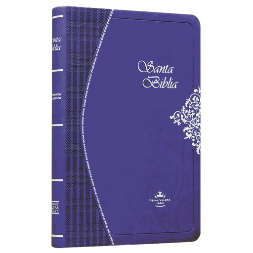 [9788941293712] Biblia Reina Valera 1960 Mediana Letra Mediana Imitación Piel Morado [RVR065c]