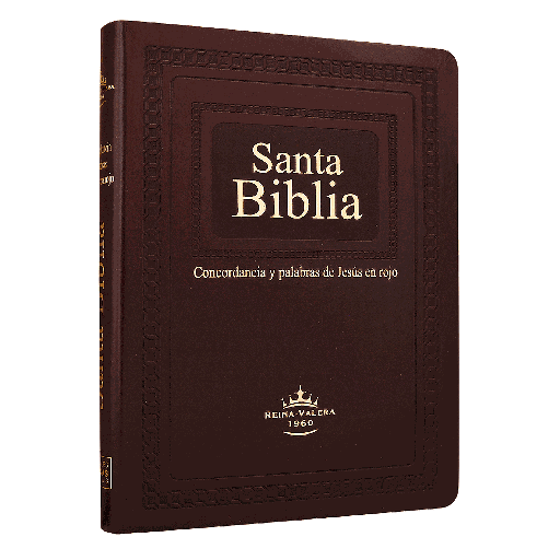 [7898521817923] Biblia Reina Valera 1960 Grande Letra Gigante Imitación Piel Café [RVR086CLGIPJR]