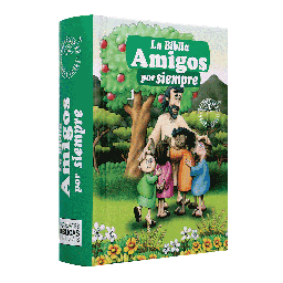 [9781598777253] Biblia Infantil  Amigos por Siempre Traducción Lenguaje Actual Tapa Dura Verde [TLA23]