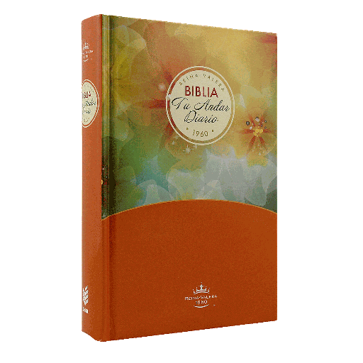[9780789922175] Biblia Tu Andar Diario Reina Valera 1960 Mediana Letra Chica Tapa Dura Naranja [RVR063]