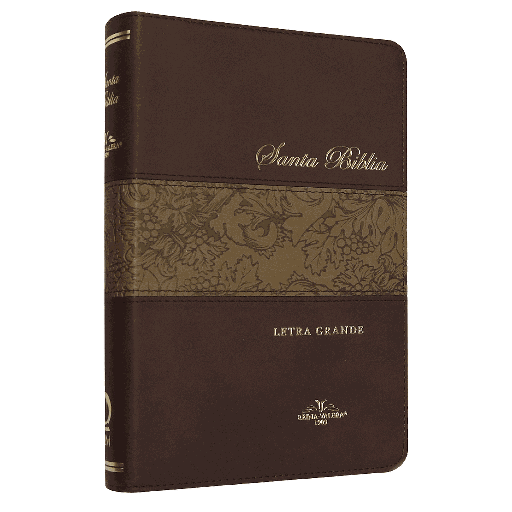 [9788941298434] Biblia Reina Valera 1909 Mediana Letra Grande Imitación Piel Café [VR065LG]