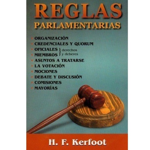 [9780311110124] Libro Reglas Parlamentarias