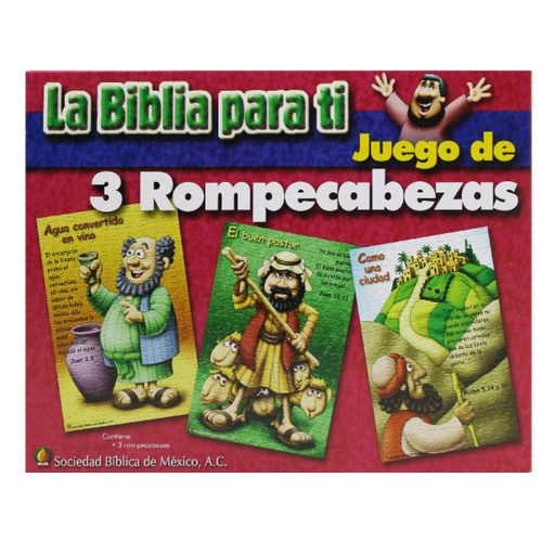 [9789687117294] Juego de Mesa Rompecabezas La Biblia Para Ti