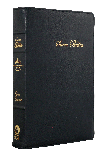 [10-801] Biblia Reina Valera 1960 Mediana Letra Grande Imitación Piel Negro [RVR065cLGPJR]