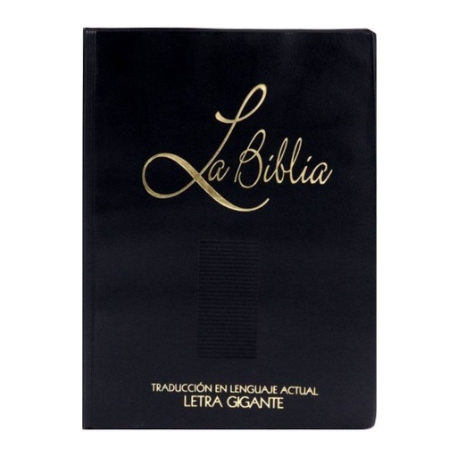 [7899938408056] Biblia Traducción Lenguaje Actual Grande Letra Gigante Vinil Negro [TLA82LGI]