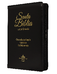 [7899938406953] Biblia Reina Valera 1960 Mediana Letra Grande Imitación Piel Negro [RVR055CLGPJRZTIa]