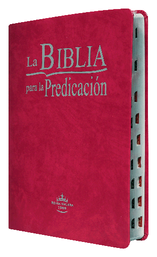 [7899938408780] Biblia de Estudio Predicación Reina Valera 1960 Grande Letra Grande Imitación Piel Púrpura [RVR086LGEETI]