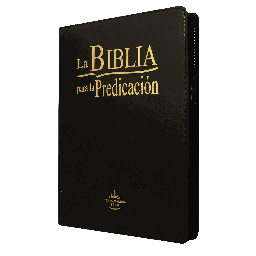 [7899938408773] Biblia de Estudio Predicación Reina Valera 1960 Grande Letra Grande Imitación Piel Negro [RVR086LGEEZTI]