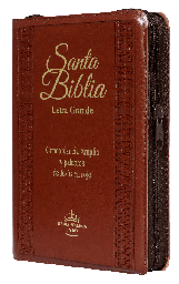 [7899938406977] Biblia Reina Valera 1960 Mediana Letra Grande Imitación Piel Café [RVR056CLGPJRZTIPU]