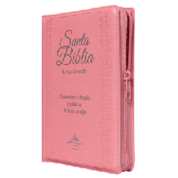 [7899938406960] Biblia Reina Valera 1960 Mediana Letra Grande Imitación Piel Rosa [RVR056CLGPJRZTIPU]