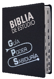 [7899938409510] Biblia de Estudio GPS Traducción Lenguaje Actual Grande Letra Mediana Imitación Piel Azul Marino [TLA087EETI]