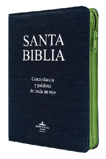 [7899938401125] Biblia Reina Valera 1960 Grande Letra Gigante Mezclilla Verde [RVR084CLGIPJRJZTIA]