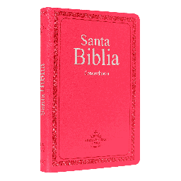 [7899938410837] Biblia Reina Valera 1960 Mediana Letra Mediana Imitación Piel Rosa [RVR066ec]