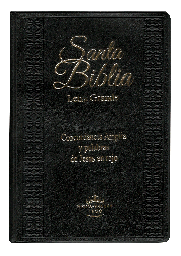 [7899938408018] Biblia Reina Valera 1960 Mediana Letra Grande Vinil Negro [RVR052CLGPJRTI]