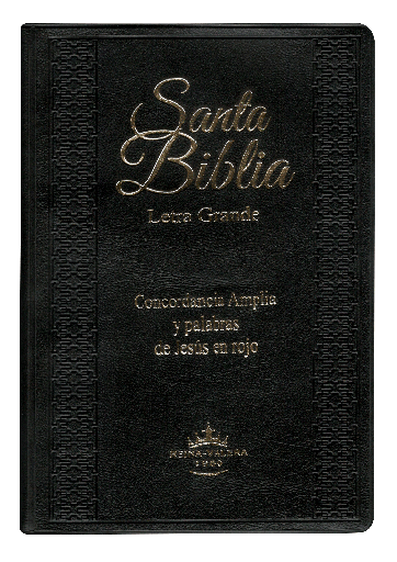 [7899938408018] Biblia Reina Valera 1960 Mediana Letra Grande Vinil Negro [RVR052CLGPJRTI]