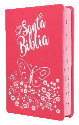 [7899938410844] Biblia Reina Valera 1960 Mediana Letra Grande Imitación Piel Rosa [RVR066cLGPJRTIPU]