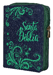 [9788941297161] Biblia Reina Valera 1960 Bolsillo Letra Chica Mezquilla Azul Verde [RVR024cJZ]