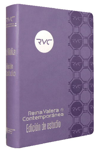 [9781598777987] Biblia de Estudio Reina Valera Contemporánea Grande Letra Mediana Imitación Piel Lila [RVC086EEC]