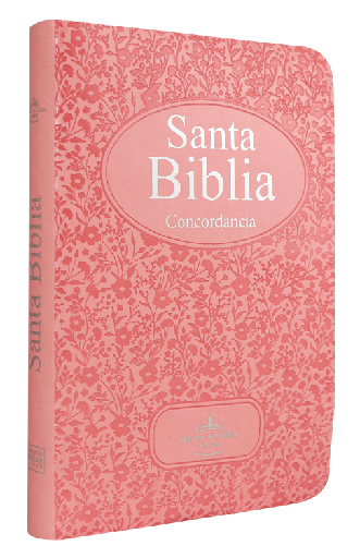 [7899938412824] Biblia Reina Valera 1960 Mediana Letra Mediana Imitación Piel Rosa [RVR066ecTI]