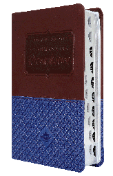 [9789587454307] Biblia de Estudio Reconciliación Reina Valera 1960 Mediana Letra Grande Imitación Piel Azul Vino tinto [RVR065EETILG]