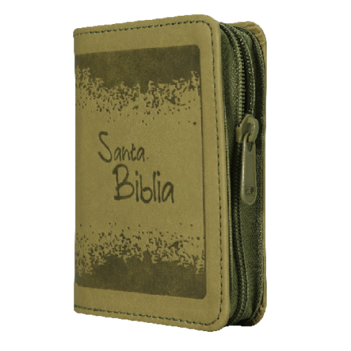 [9789587455601] Biblia Reina Valera 1960 Mini-Bolsillo Letra Chica Imitación Piel Verde Cierre [RVR016ZPJR] 
