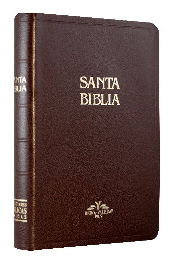 [9781576979624] Biblia Reina Valera 1909 Mediana Letra Chica Imitación Piel Café [VR055]