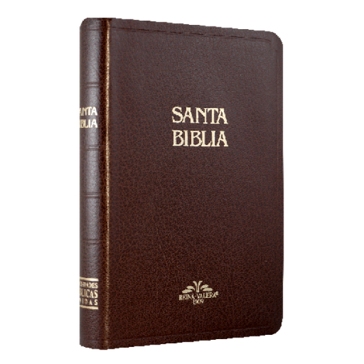 [9781576979624] Biblia Reina Valera 1909 Mediana Letra Chica Imitación Piel Café [VR055]
