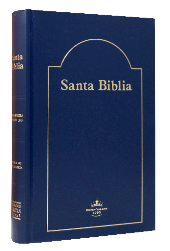 [9788941299523] Biblia Reina Valera 1960 Mediana Letra Mediana Tapa Dura Azul [RVR073c]