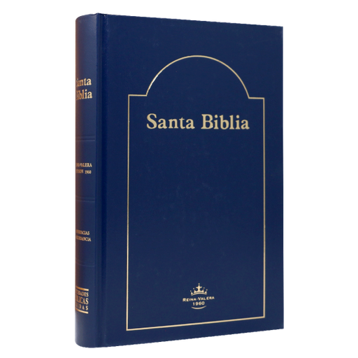 [9788941299523] Biblia Reina Valera 1960 Mediana Letra Mediana Tapa Dura Azul [RVR073c]